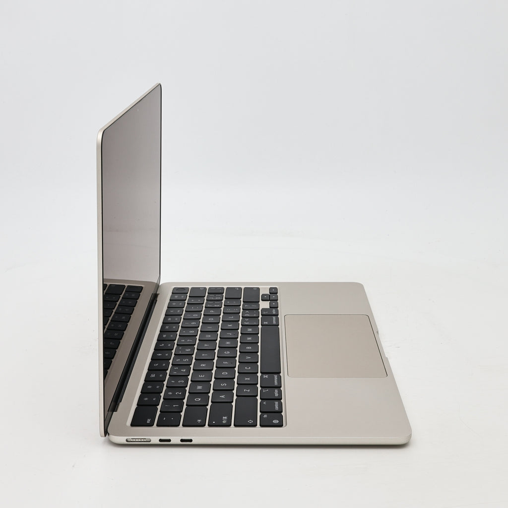 95新 Apple MacBook Air 22年 13寸 M2（8+8核） 8G RAM 256G SSD 星光色