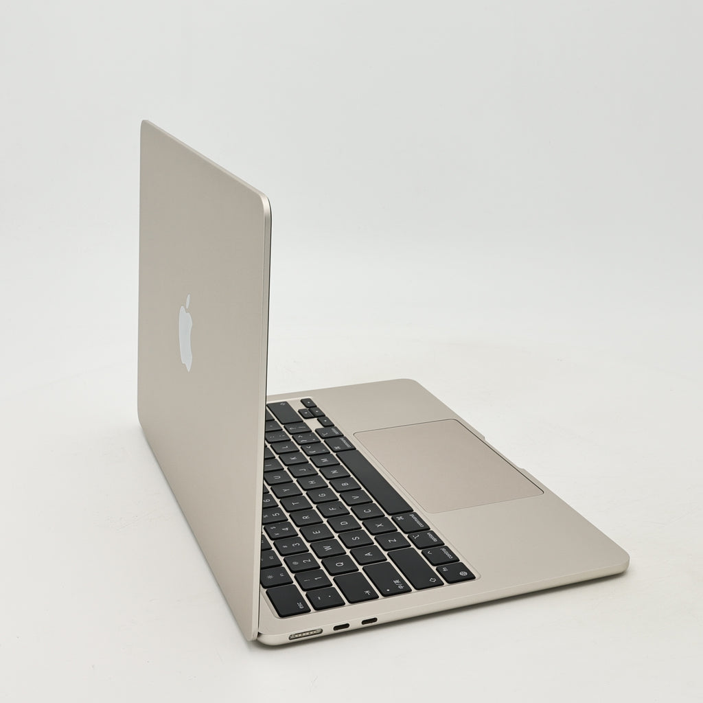 95新 Apple MacBook Air 22年 13寸 M2（8+8核） 8G RAM 256G SSD 星光色