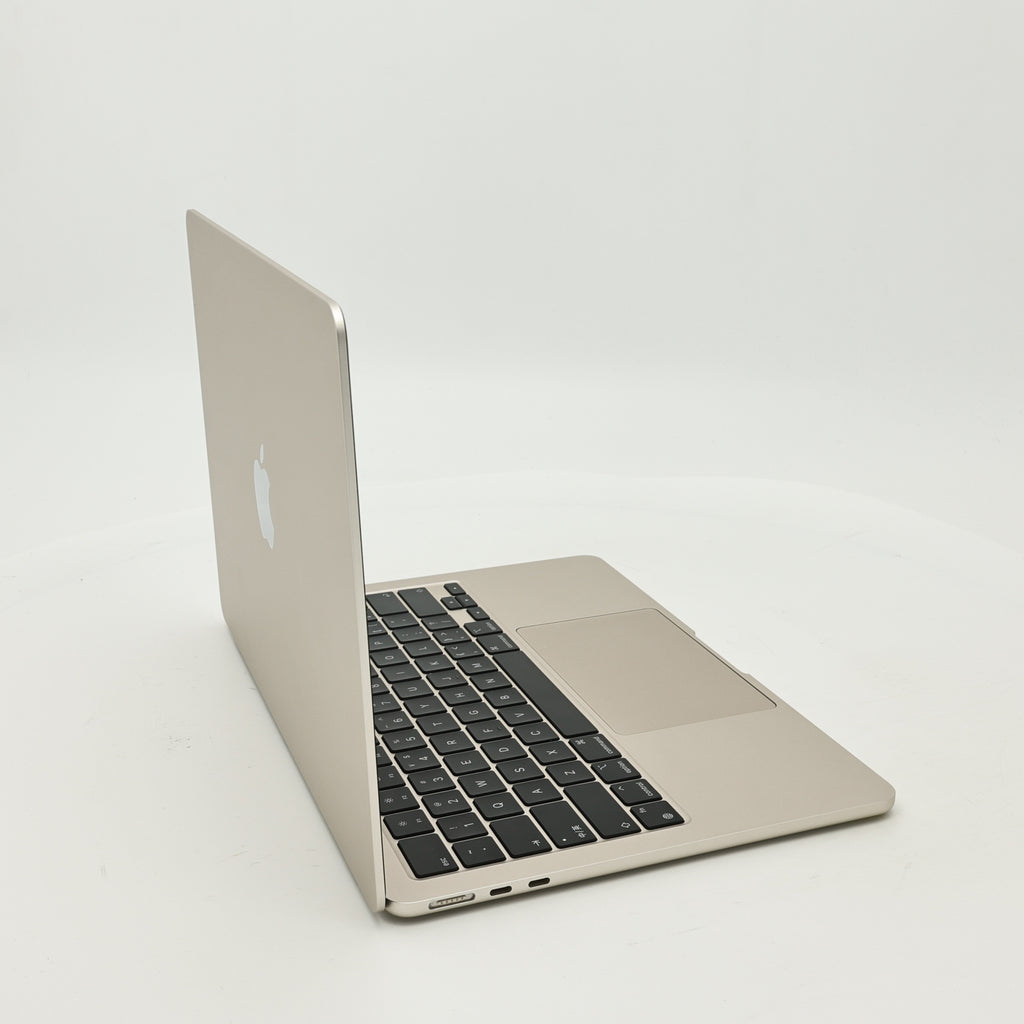 95新 Apple MacBook Air 22年 13寸 M2（8+8核） 8G RAM 256G SSD 星光色