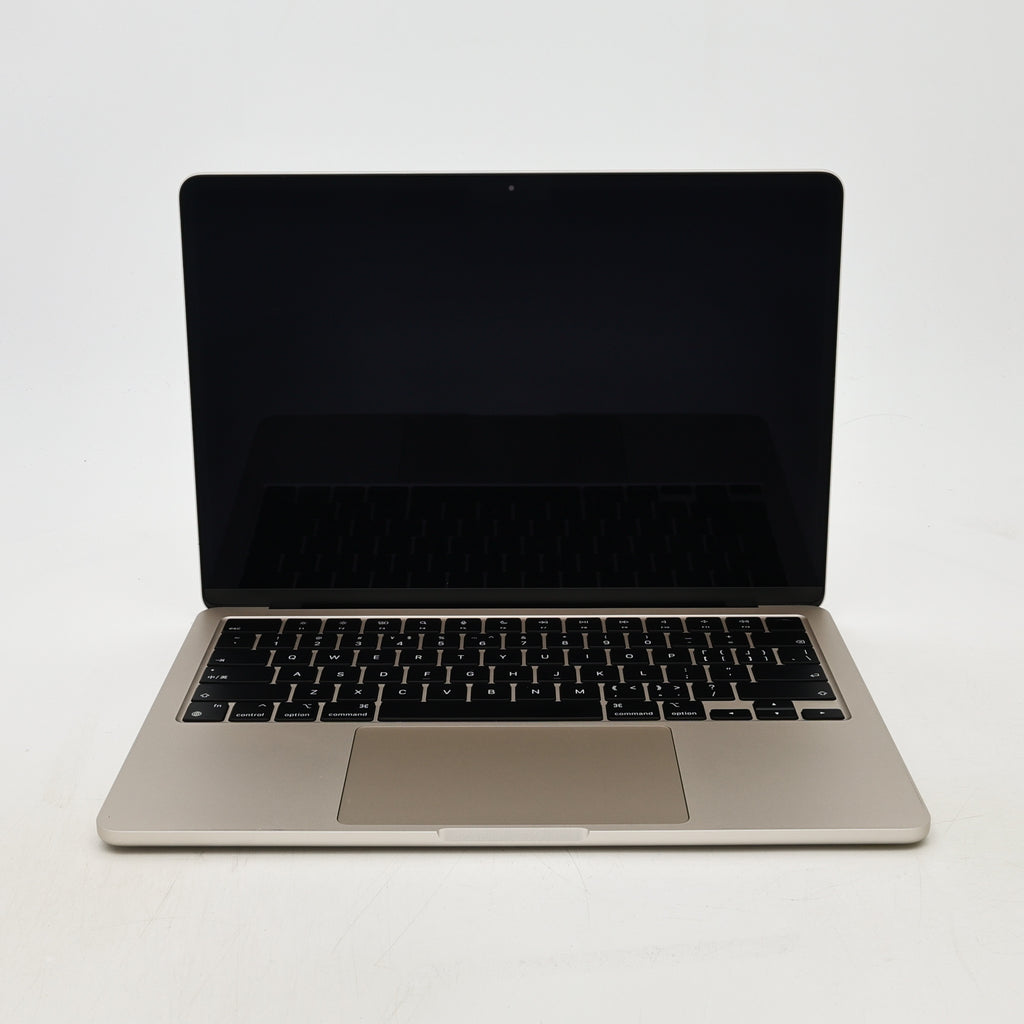 95新 Apple MacBook Air 22年 13寸 M2（8+8核） 8G RAM 256G SSD 星光色