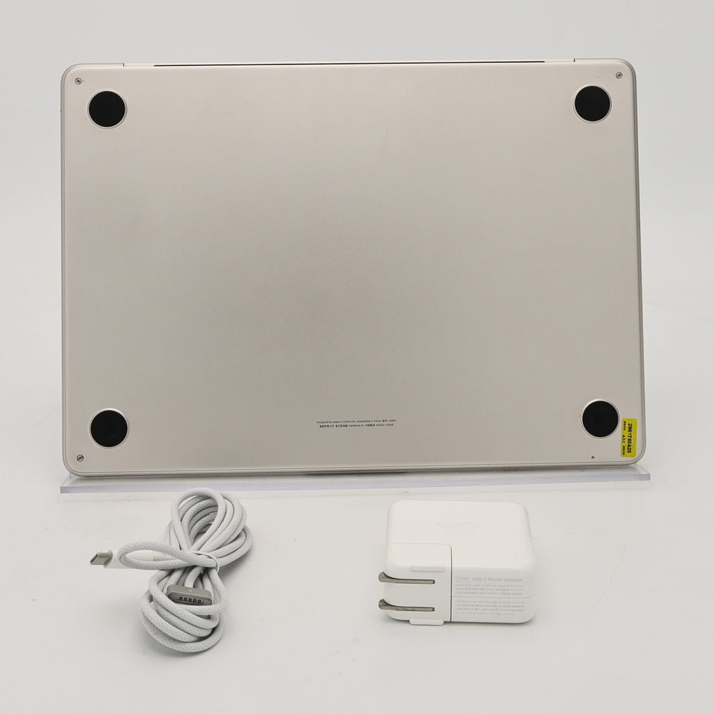 95新 Apple MacBook Air 22年 13寸 M2（8+8核） 8G RAM 512G SSD 星光色