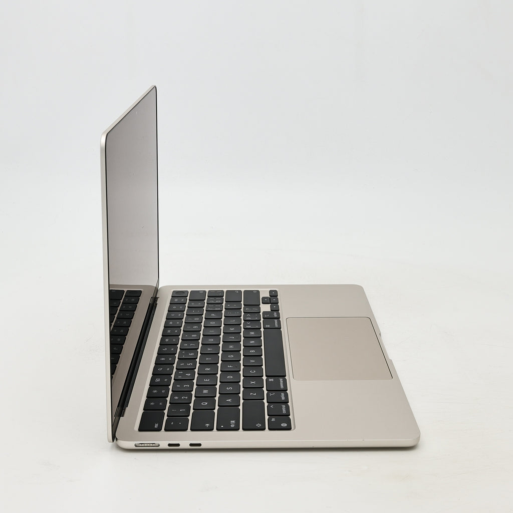 95新 Apple MacBook Air 22年 13寸 M2（8+8核） 8G RAM 256G SSD 星光色