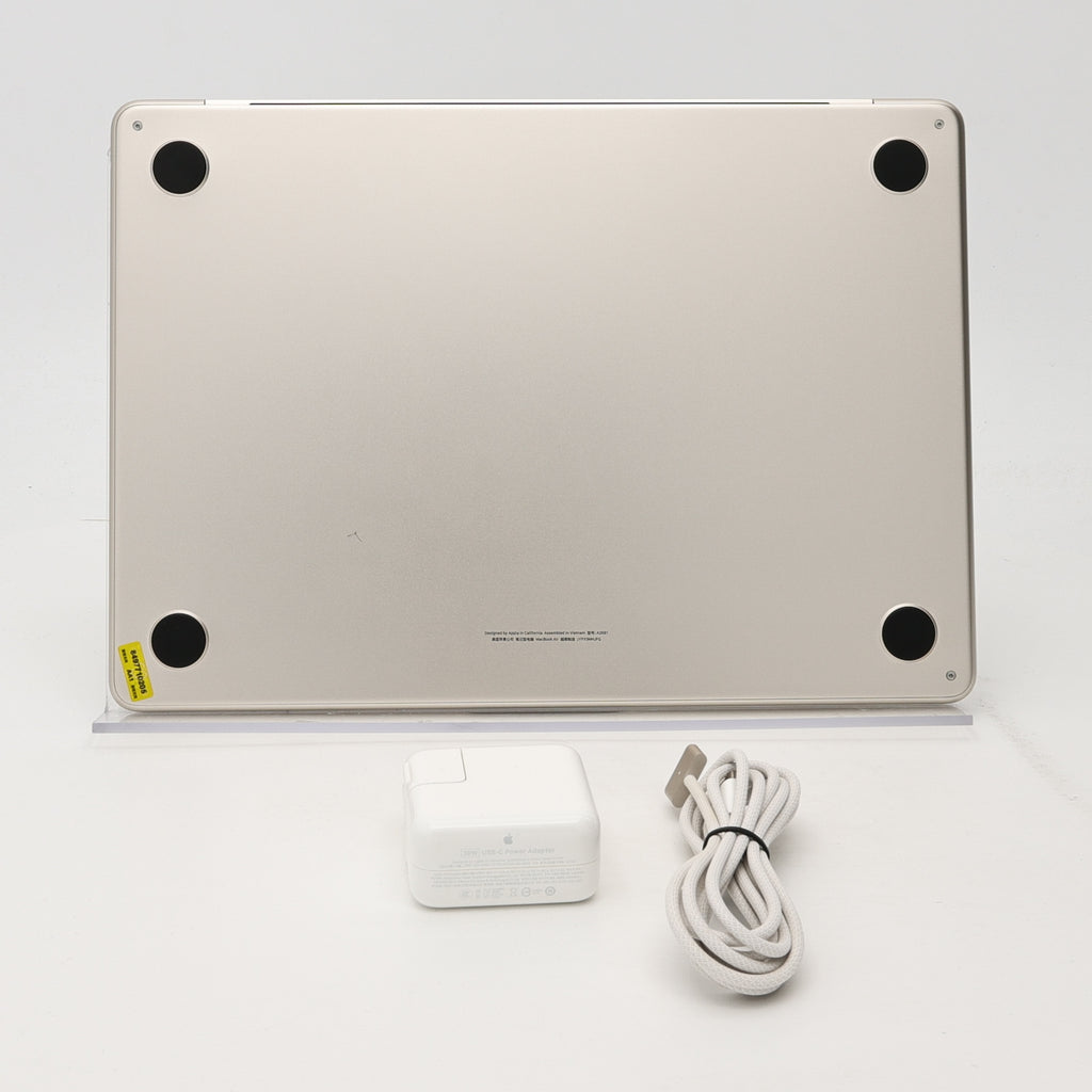 95新 Apple MacBook Air 22年 13寸 M2（8+8核） 8G RAM 256G SSD 星光色