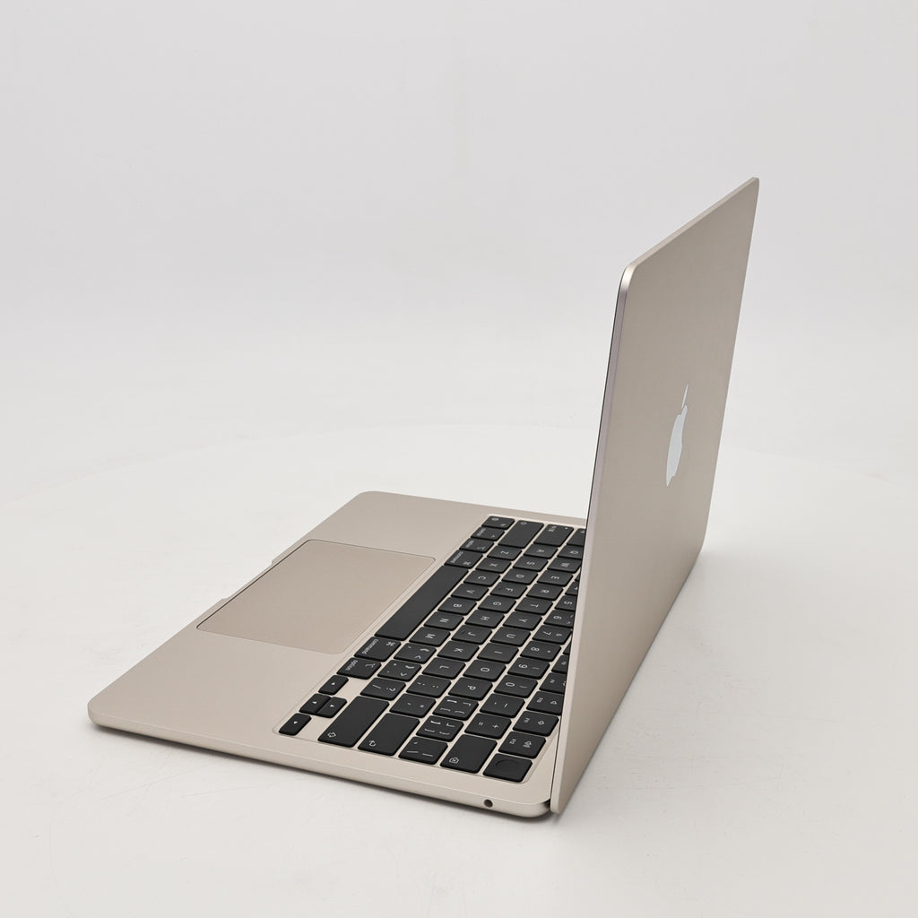 95新 Apple MacBook Air 22年 13寸 M2（8+8核） 8G RAM 256G SSD 星光色