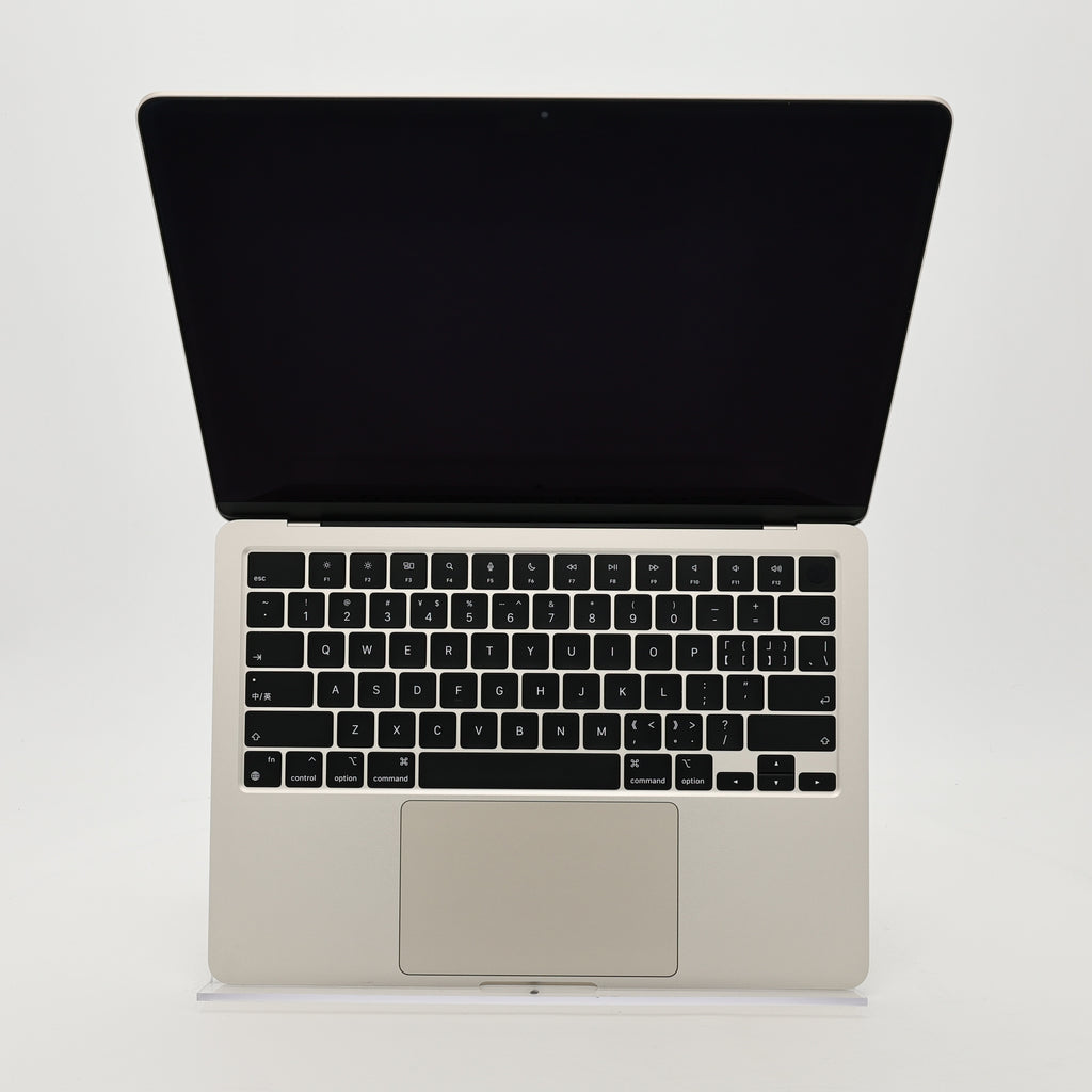 95新 Apple MacBook Air 22年 13寸 M2（8+8核） 8G RAM 256G SSD 星光色