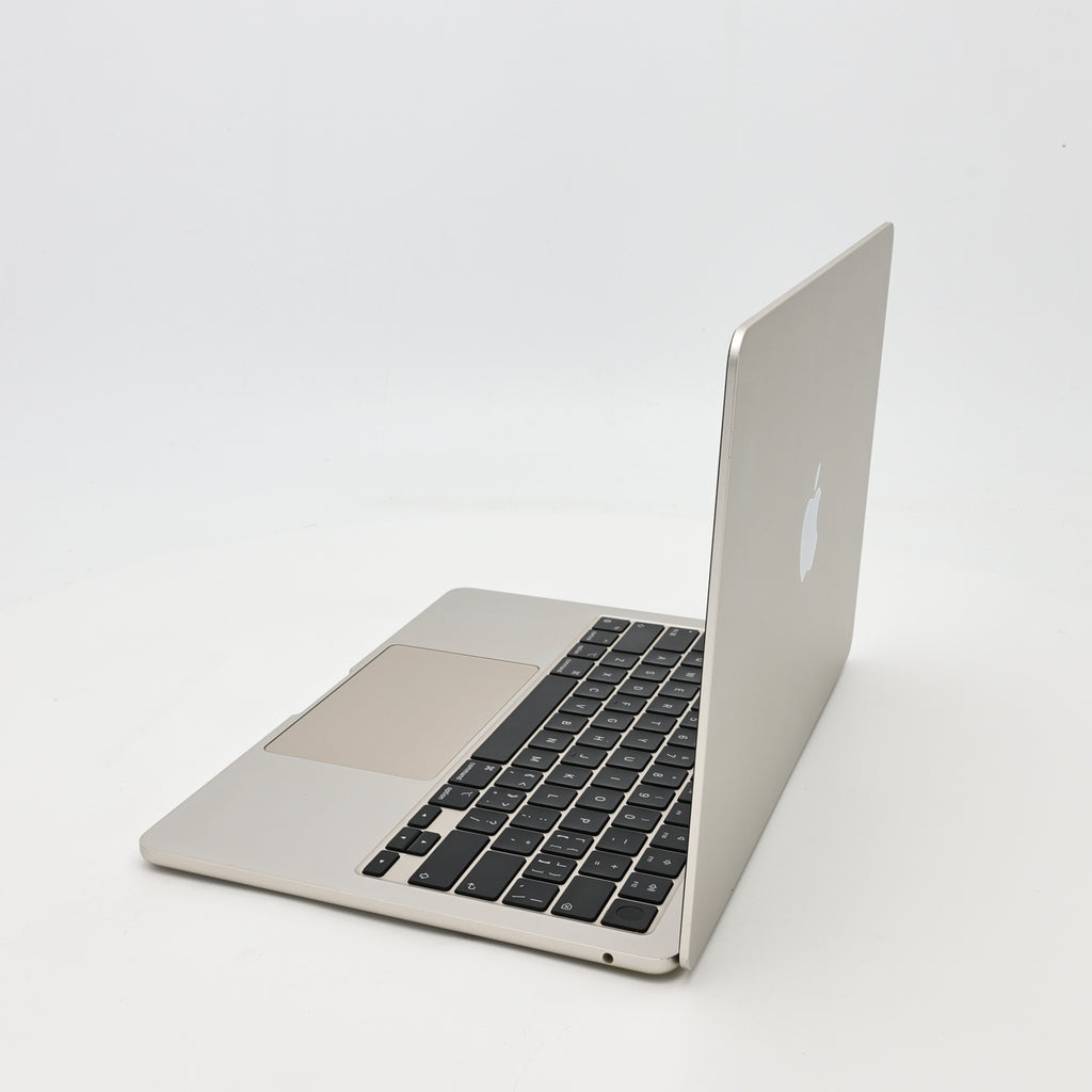 95新 Apple MacBook Air 22年 13寸 M2（8+8核） 8G RAM 256G SSD 星光色