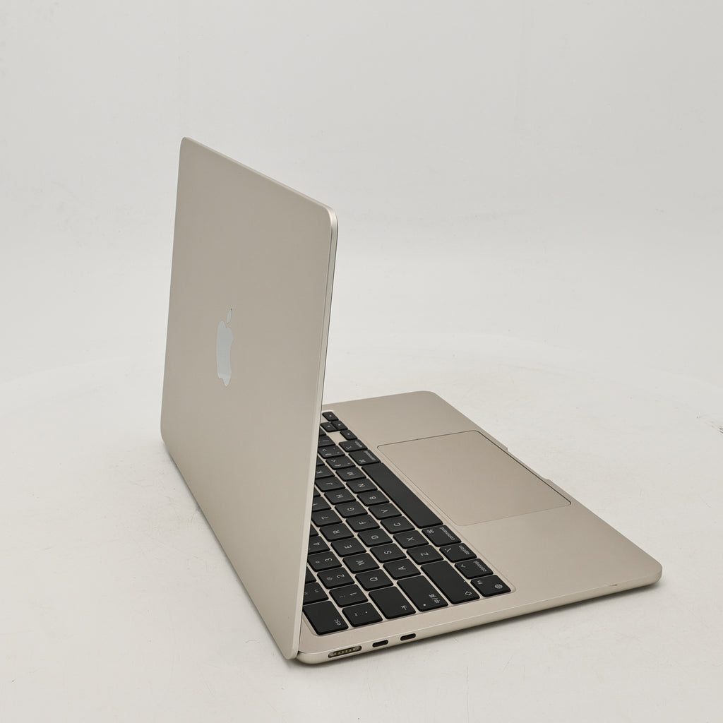 95新 Apple MacBook Air 22年 13寸 M2（8+8核） 16G RAM 256G SSD 星光色