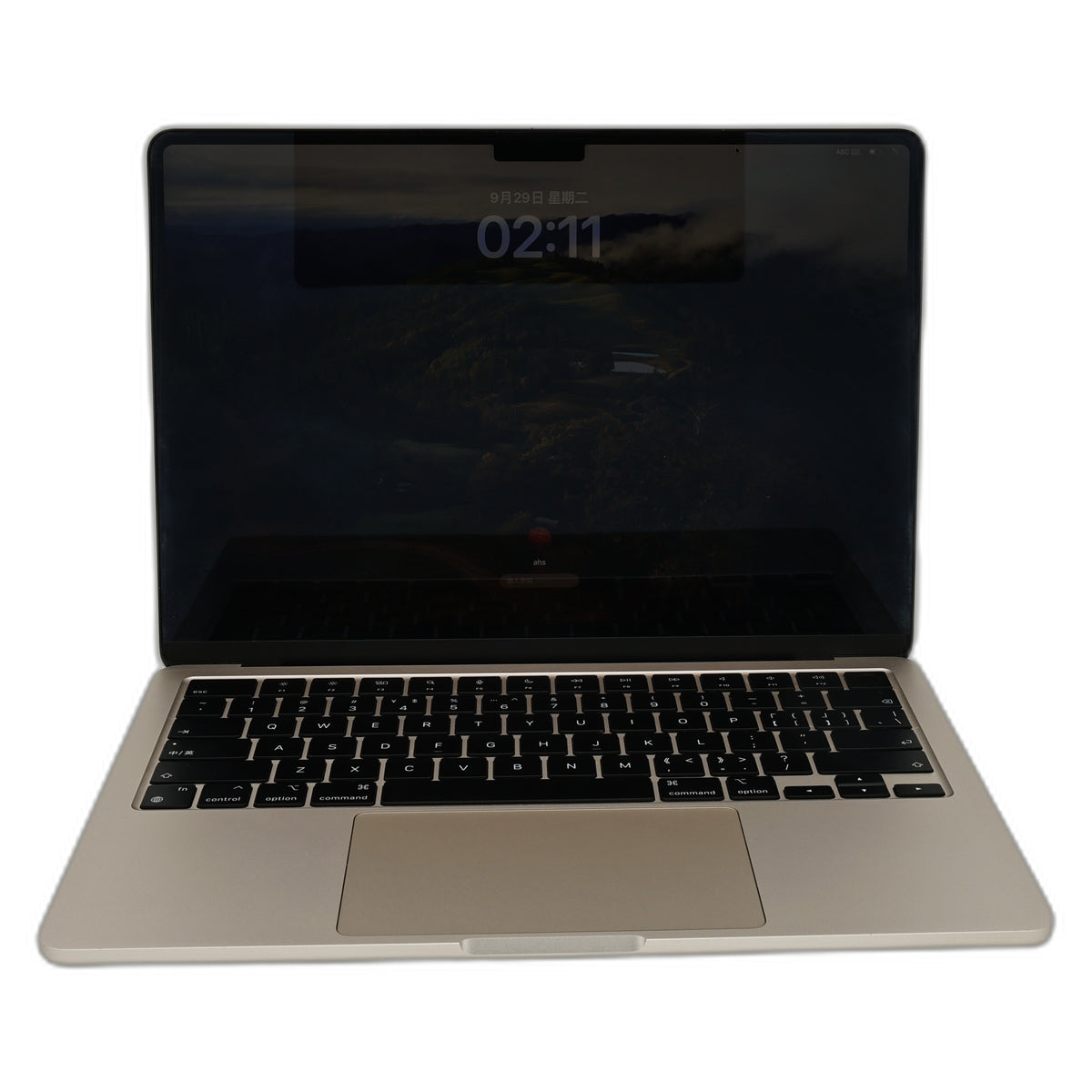 95新 Apple MacBook Air 22年 13寸 M2（8+8核） 8G RAM 256G SSD 星光色