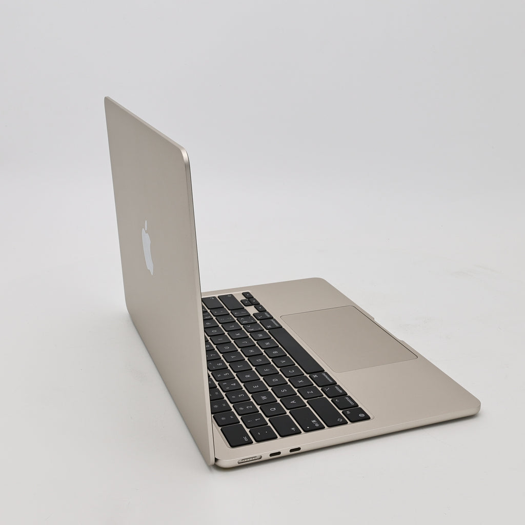 95新 Apple MacBook Air 22年 13寸 M2（8+8核） 8G RAM 256G SSD 星光色