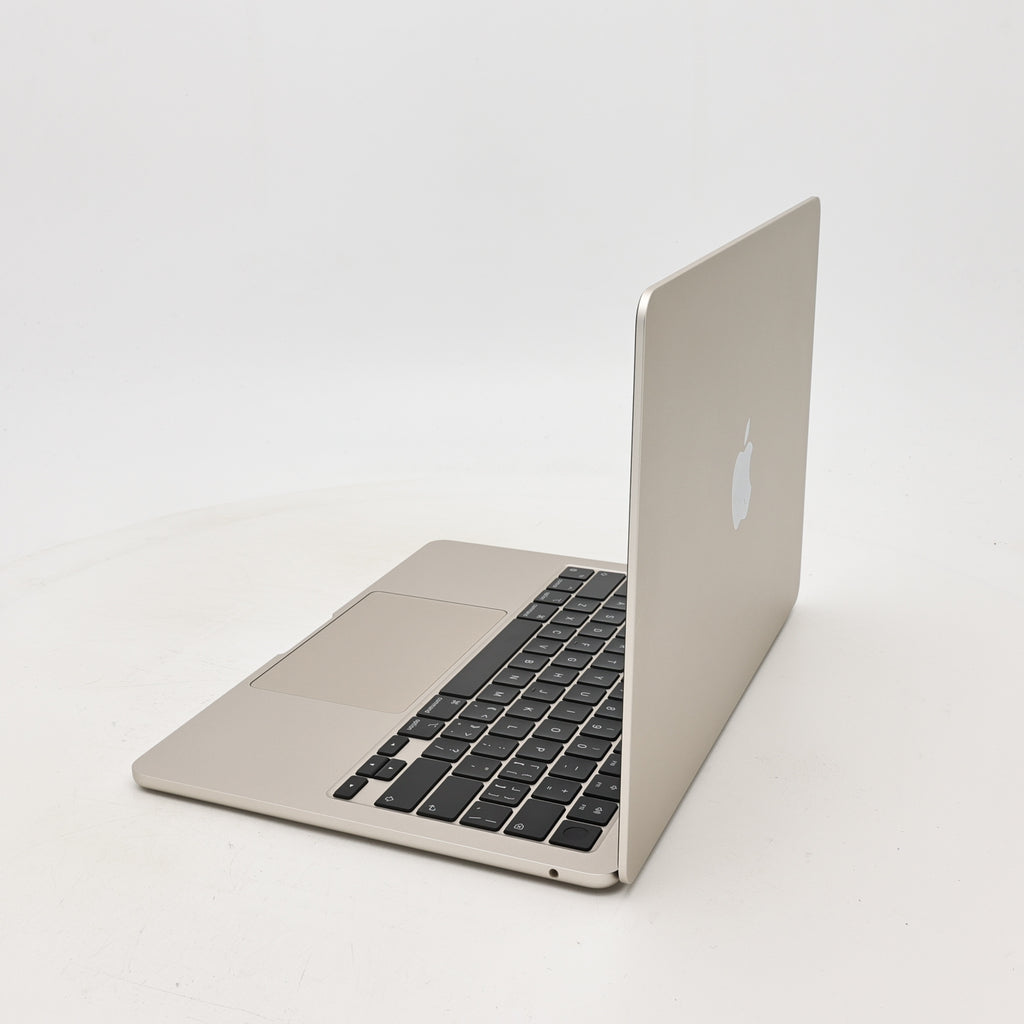 95新 Apple MacBook Air 22年 13寸 M2（8+8核） 8G RAM 256G SSD 星光色