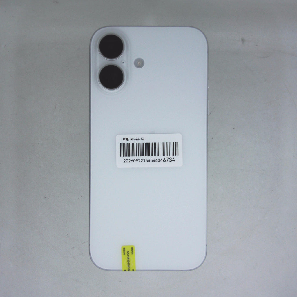 99新 Apple iPhone 16 128G 白色 中國大陸版