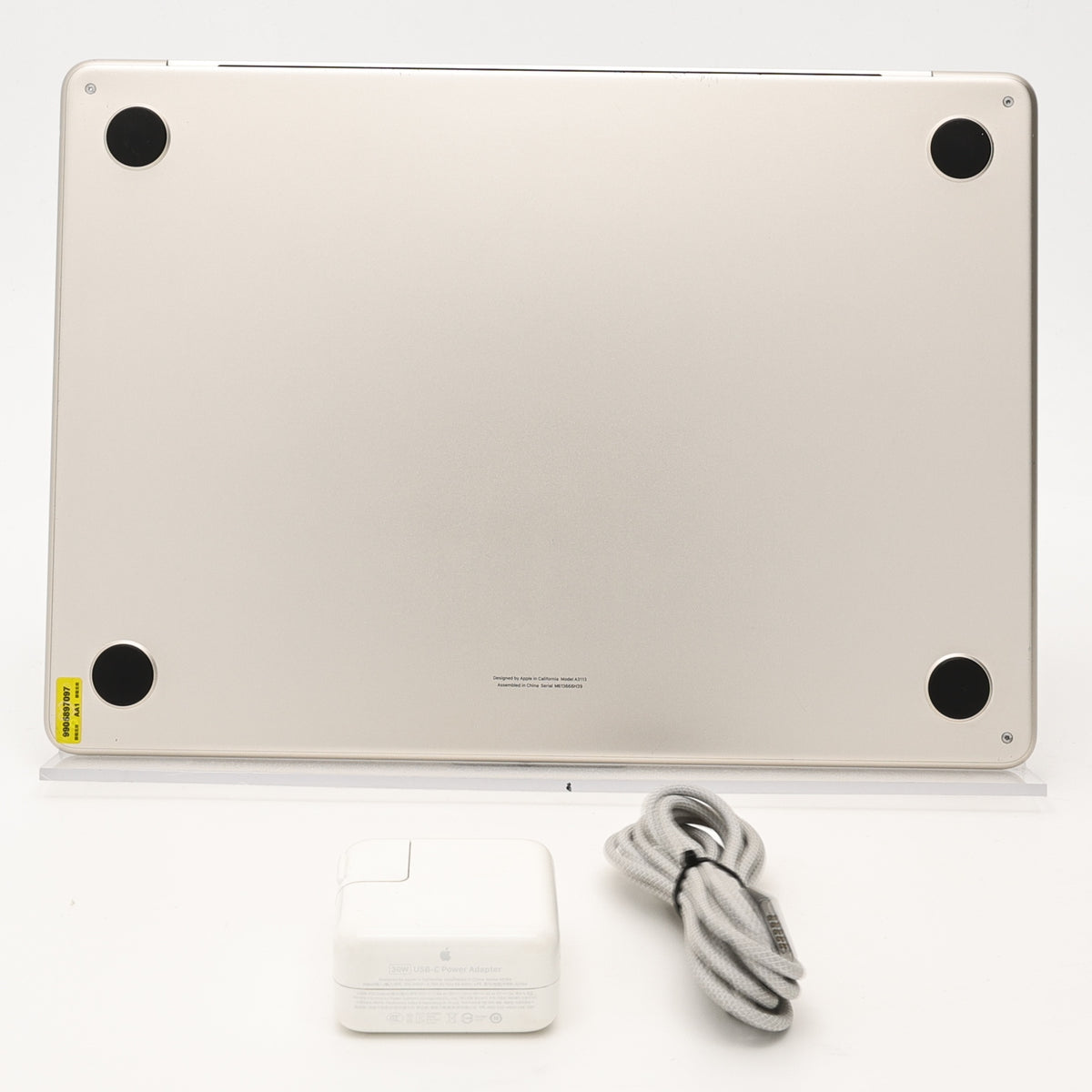 95新 Apple MacBook Air 24年 13寸 M3（8+8核） 8G RAM 256G SSD 星光色