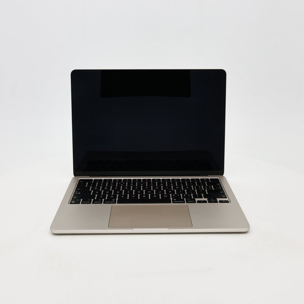 95新 Apple MacBook Air 22年 13寸 M2（8+8核） 8G RAM 256G SSD 星光色