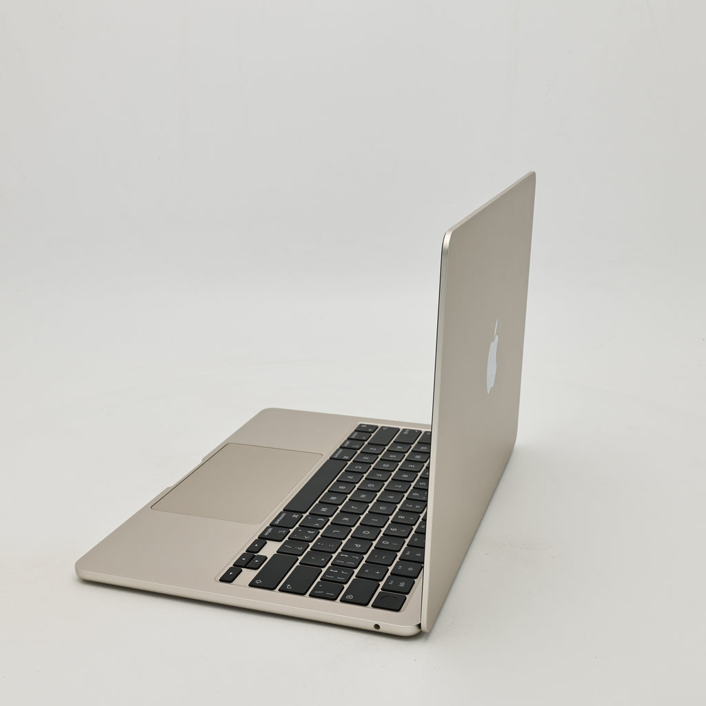 95新 Apple MacBook Air 22年 13寸 M2（8+8核） 8G RAM 256G SSD 星光色