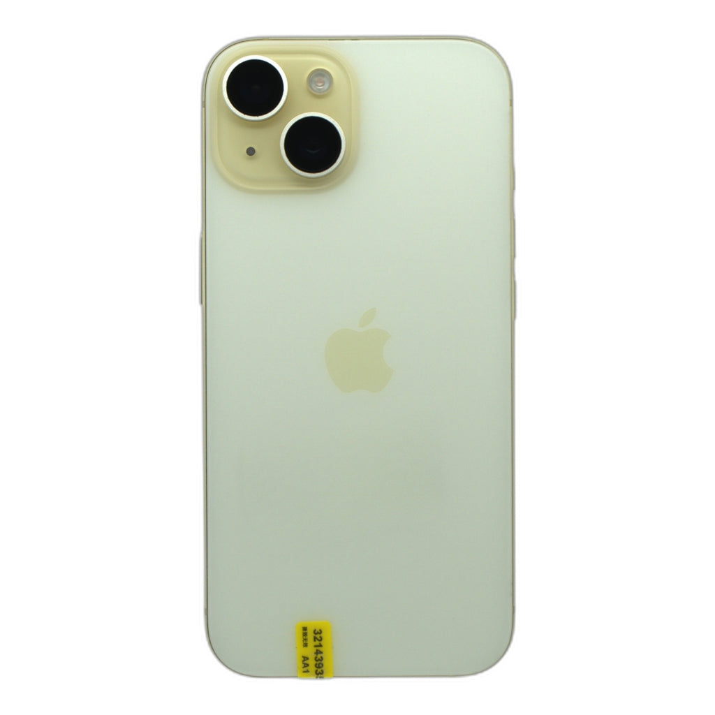 95新 Apple iPhone 15 128G 黃色 中國大陸版