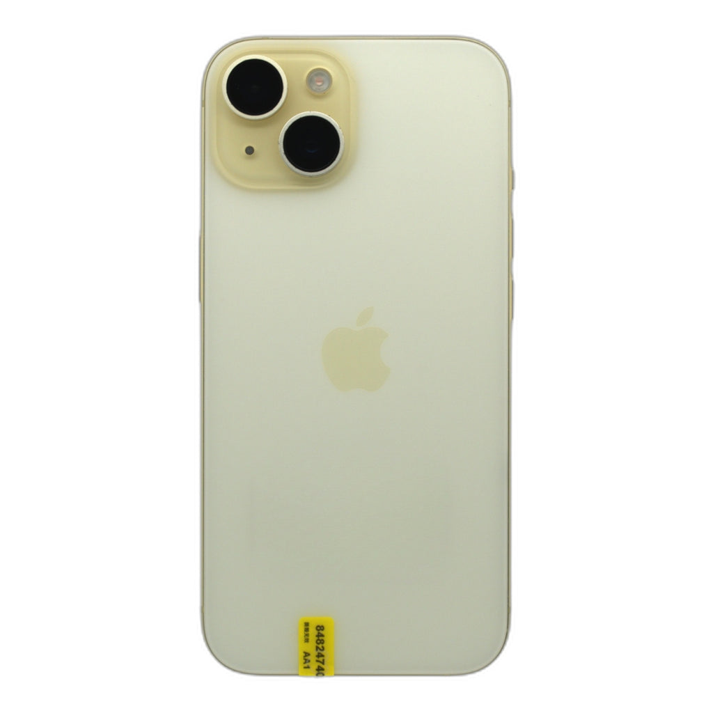 95新 Apple iPhone 15 128G 黃色 中國大陸版