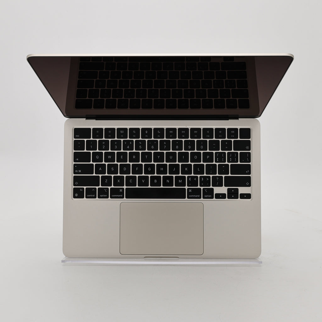 95新 Apple MacBook Air 22年 13寸 M2（8+8核） 8G RAM 256G SSD 星光色