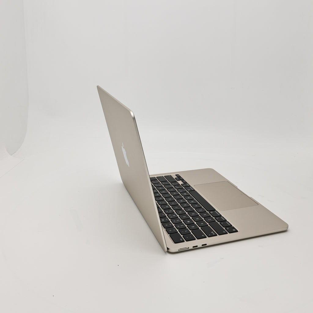 95新 Apple MacBook Air 22年 13寸 M2（8+8核） 8G RAM 256G SSD 星光色