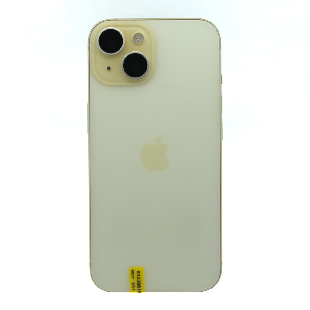 95新 Apple iPhone 15 128G 黃色 中國大陸版