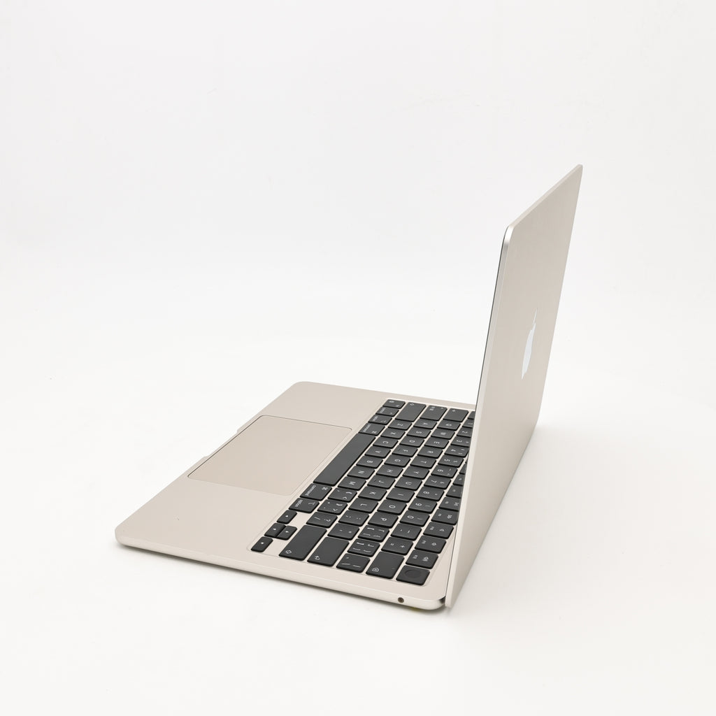 95新 Apple MacBook Air 22年 13寸 M2（8+8核） 8G RAM 256G SSD 星光色