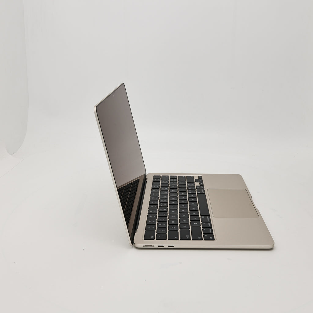 95新 Apple MacBook Air 22年 13寸 M2（8+8核） 8G RAM 256G SSD 星光色
